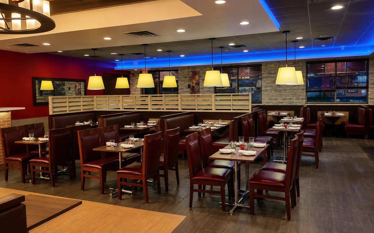 Chilli Chutney Street Kitchen interior — 150+ seat Indian restaurant dining room on Kenaston Blvd, Winnipeg